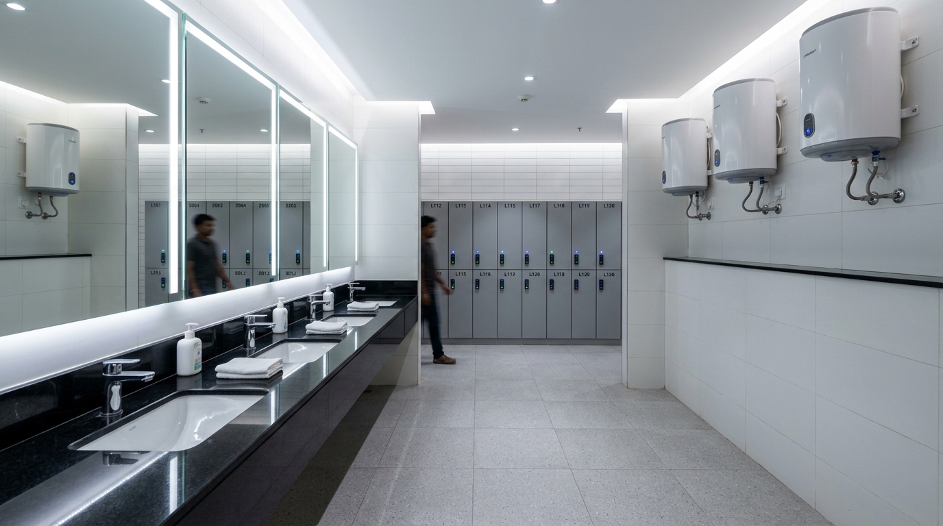 Washrooms and Lockers